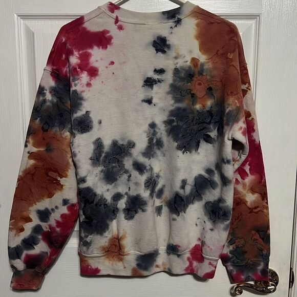 🔥🔥 Vintage AC/DC Tie-Dye Crewneck Sweatshirt - PERFECT No Flaws- Men Sz Sm - Picture 6 of 8